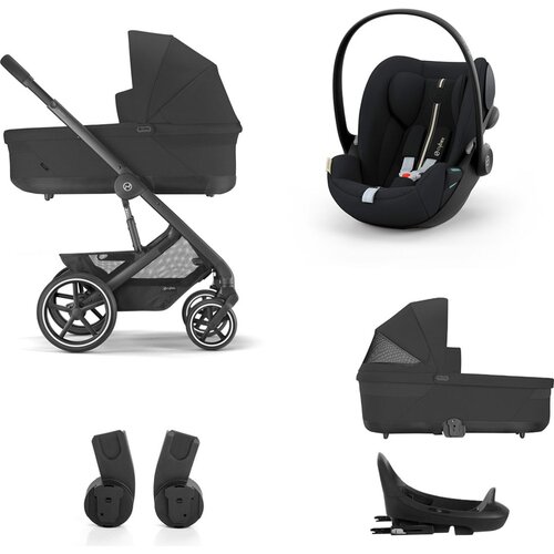 Cybex kolica 4u1 Balios bundle M set moon black 524001171, 522002619, 524001377, 520003353, 523001171 Slike