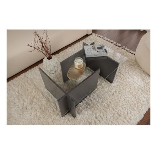 Hanah home sto za dnevnu sobu vetrino anthracite Cene