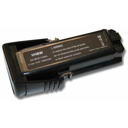VHBW Baterija za Bosch BAT504, 3.6V, 1.5 Ah