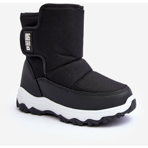 Big Star Children's insulated Velcro snow boots Black Slike