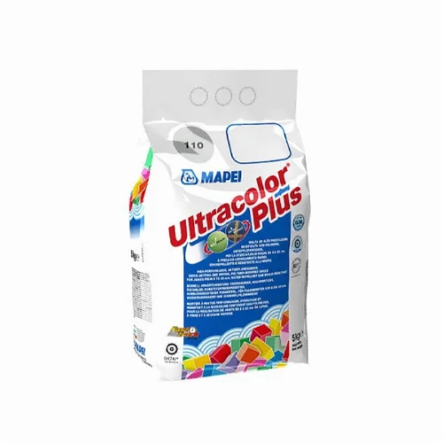 MAPEI masa za fugiranje za pločice ultracolor plus 120 (crne boje, 5 kg)