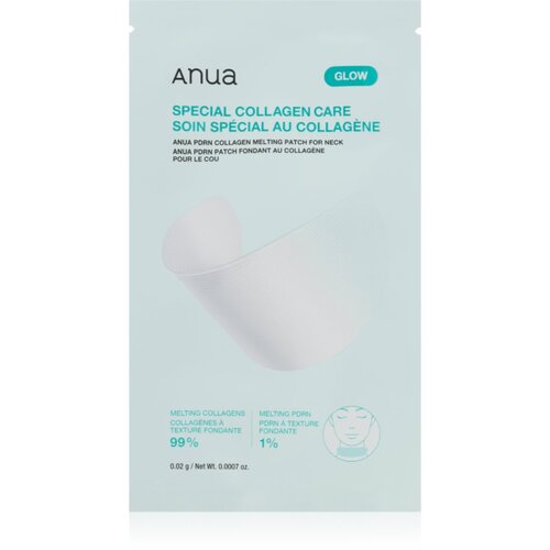 Anua PDRN Collagen Melting Patch For Neck maska za lifting i učvr&amp;scaron;ćivanje za vrat i dekolte 4 kom Slike