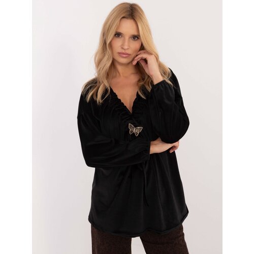 Italy Moda Blouse-DHJ-BZ-19902.49P-black Cene