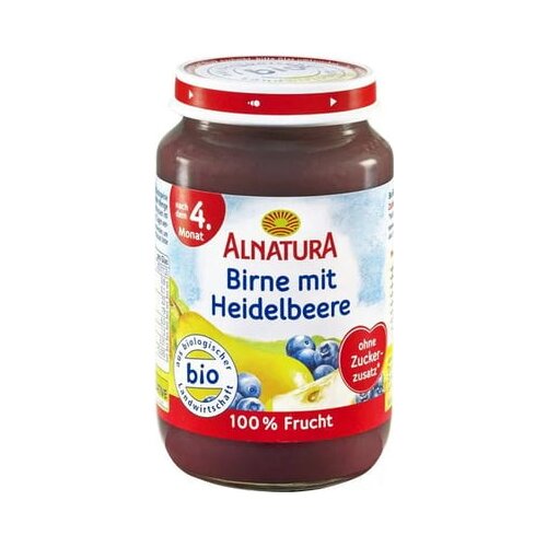 BIO otroška hrana - hruška z borovnico Cene