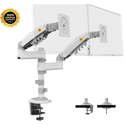 NORTH BAYOU H180 stoni nosač za dva monitora beli 17-27 inča Cene
