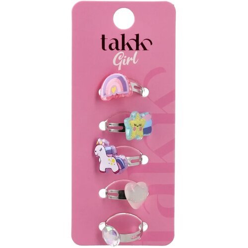Takk Dora girl, prstenje, zvezdica i jednorog, 5K Cene