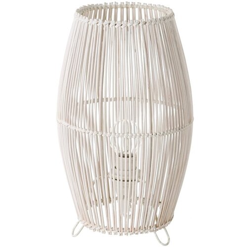 Casa Selección Bijela stolna lampa s bambusovim sjenilom (visina 29 cm) – Cijene