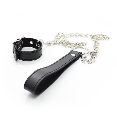 Kiotos Leather Buckle Ring with Leash Cijene