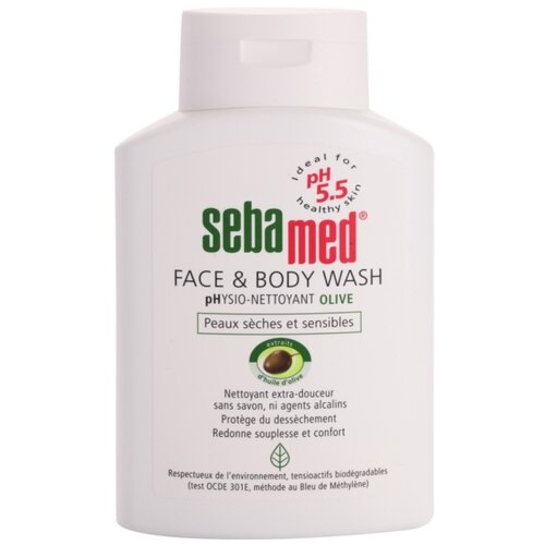 Sebamed sensitive skin face & body wash emulzija za či&scaron;ćenje lica i tijela za osjetljivu kožu 1000 ml o&scaron;tećena kutija Cijene
