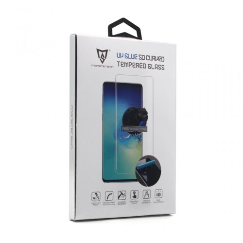  Zaštitno staklo Monsterskin UV Glue 5D za Samsung S23 Ultra transparent Cene