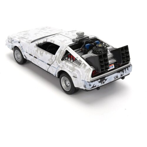  Replika DeLorean Time Machine, ledena izvedba - 40 godina Back to the Future, 1:32 Slike