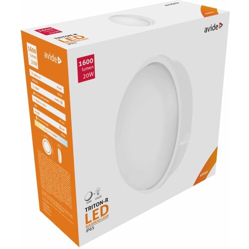Avide LED plafoniera Triton Bulkhead okrogla IP65 20W nevtralno bela 4000K Cene