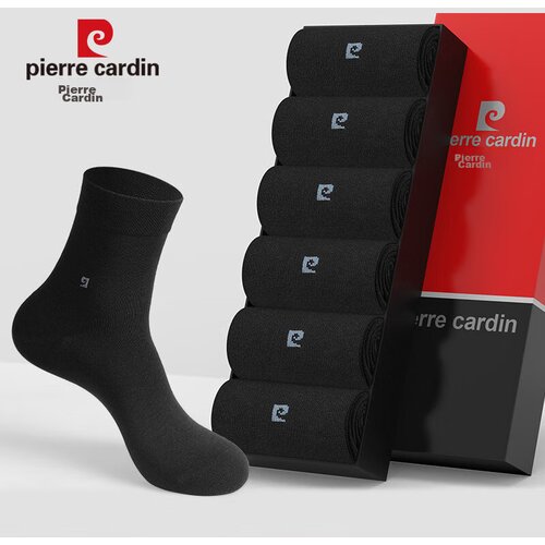 Pierre Cardin Mu&amp;scaron;ke čarape, 6 pari, Crne Slike