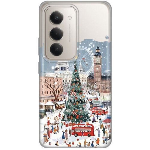  Torbica Silikonska Print Skin za Xiaomi Redmi 15 4G Christmas Town Cene