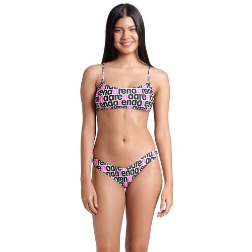 Arena Ženski kupaći kostim Logotype bikini bandeau, Beli Cene