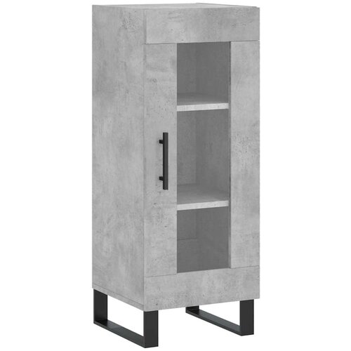 Visoka komoda siva betona 34,5x34x180 cm od konstruiranog drva Slike