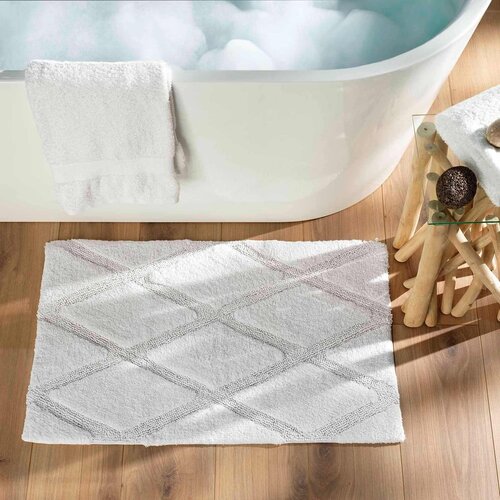 Douceur d int&amp;eacute;rieur bela kopalni&amp;scaron;ka preproga 50x80 cm thais &amp;ndash; Slike