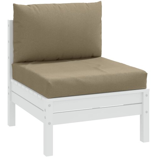 The Living Store Blazine za palete 2 kosa melanž taupe blago - Blazina Za Palete, (21657935) Cene
