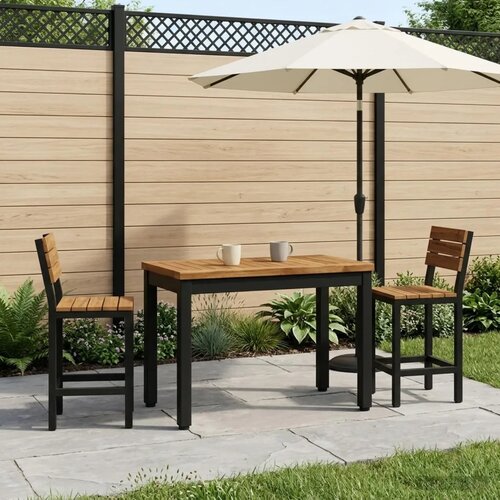  Stolić za kavu Prirodna i crna 60 5 x 30 x 36 cm - 60 5 x 30 x 36 cm Prirodna i crna Slike