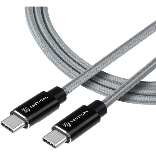 TACTICAL Taktični Aramid ekstra močan kabel USB-C/USB-C 100W 20V/5A - 0.3m - Siva Cene