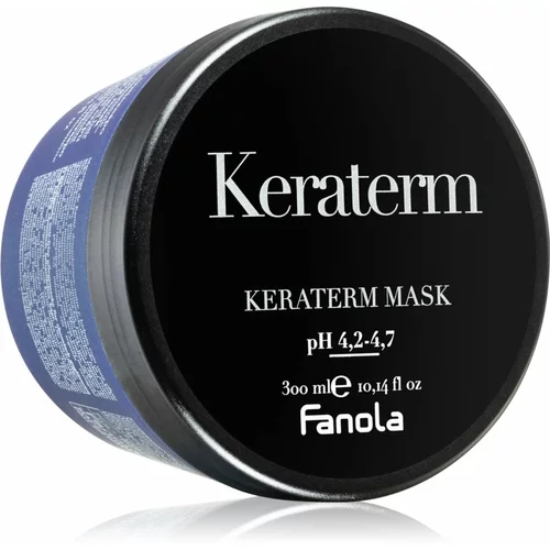 Fanola keraterm hranljiva in vlažilna maska za ravne in kemično obdelane lase 300 ml