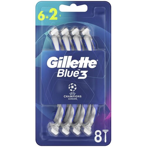 Gillette UCL Blue3 Jednokratne britvice 6+2 kom Cijene