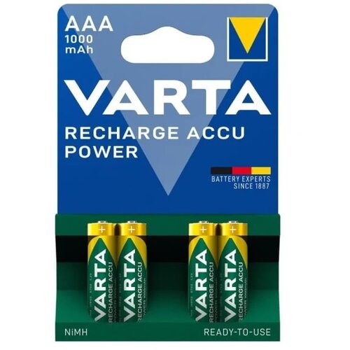 Varta Punjiva baterija Ready to use HR03 1000mAh AAA 4/1 Slike