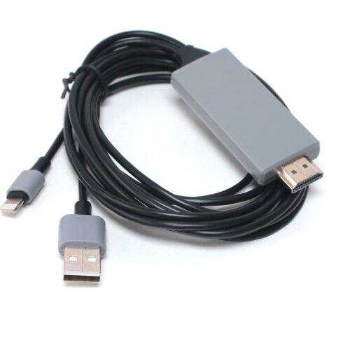  Kabl lightning hdtv crni 2m Cene