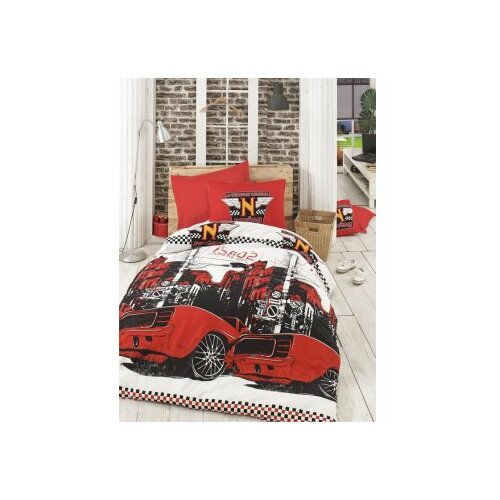 Lessentiel Maison ranforce posteljina (200 x 220) bolide red Slike