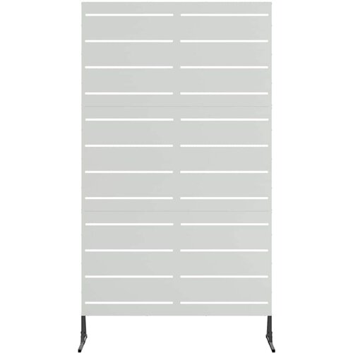  Zaslon za privatnost 100 x 50 x 180 cm Pocinčani čelik Srebrna Slike