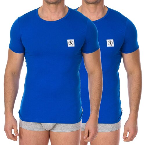 Bikkembergs Majice s kratkimi rokavi BKK1UTS07BI-BLUE Modra Cene