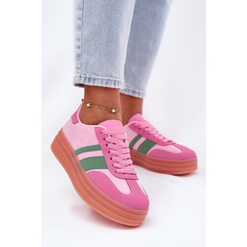 Boto Low platform sneakers pink Ovivene Cijene