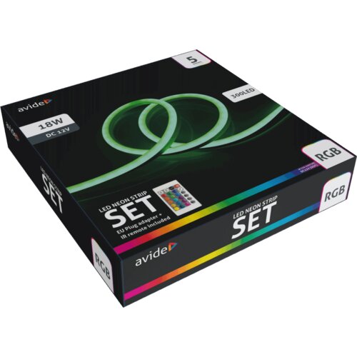 Avide LED traka sa daljinskim upravljačem, RGB, 18W, 12V, 5 met. &amp;ndash; ABNLS-12VRGB-5MR-DE Slike
