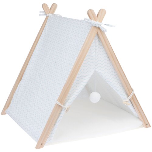 TIAKI šator za mačke Blue Wave - D 56,5 x Š 61,5 x V 61 cm Cijene