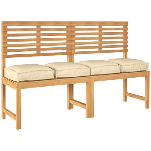  Jastučići za palete za sjedalo 4 komada bež 40x40x8 cm Oxford tkanina Slike