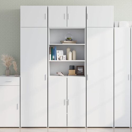 VidaXL Ormarić za pohranu bijeli 70 x 42,5 x 225 cm konstruirano drvo Slike