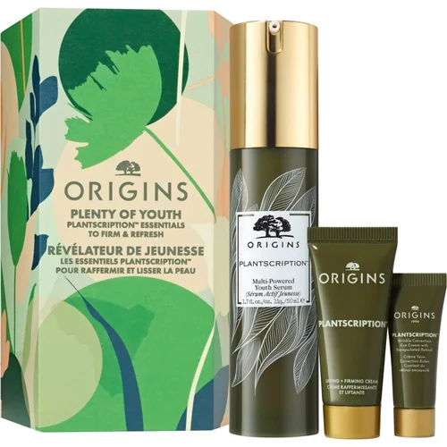 Origins Plenty of Youth Plantscription™ Essentials darilni set (za obraz)