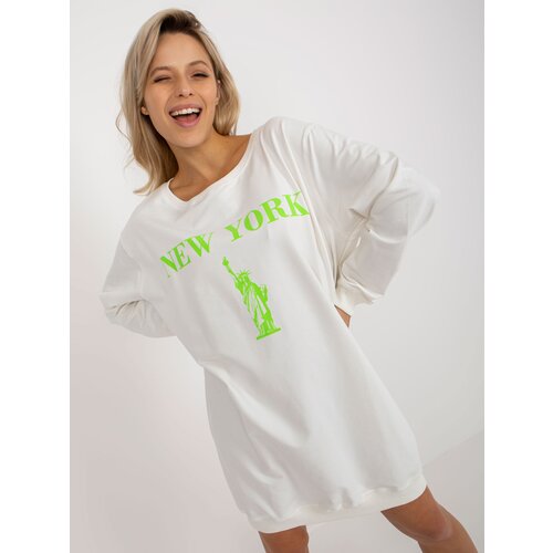 VITON Sweatshirt-VI-BL-3212.15X-white-green Slike