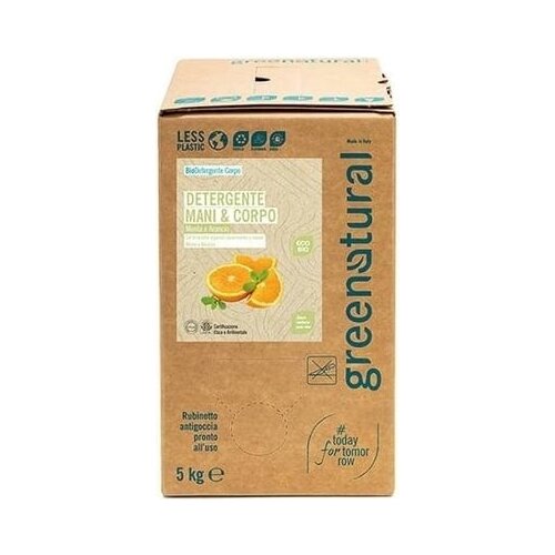 Greenatural Blago tekoče milo, meta in pomaranča - 5 kg Cene