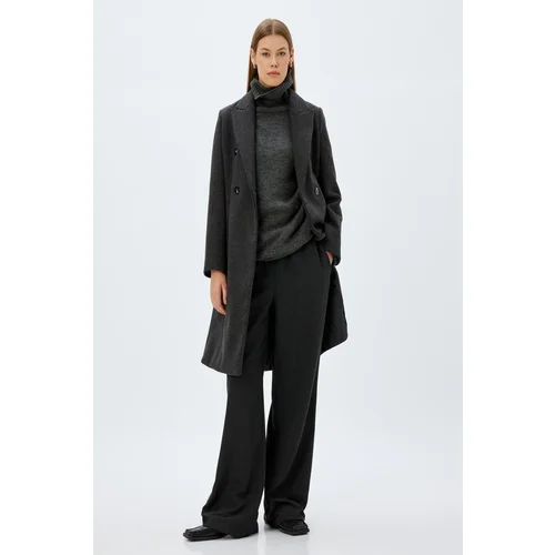 Koton Anthracite Women's Coat