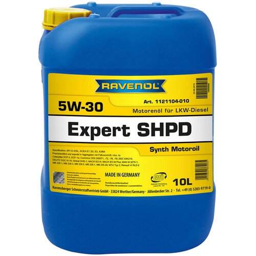 RAVENOL Motorno ulje Expert SHPD 5W-30, 10 l Cene