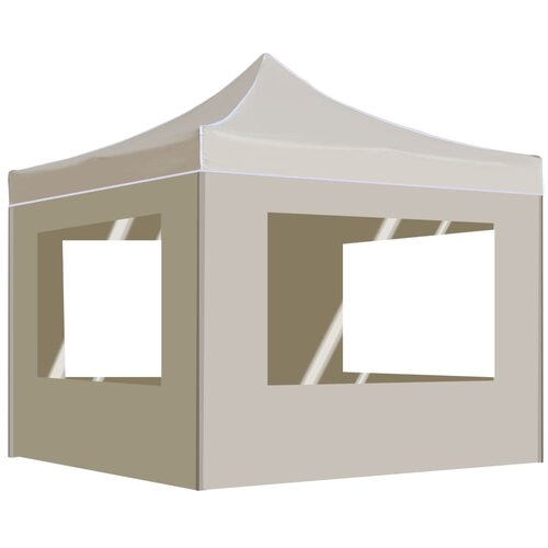 vidaXL Profesionalen vrtni šotor s stenami aluminij 2x2 m krem, (20966790) Cene
