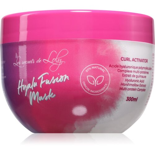 Les Secrets De Loly Hyalu Fusion Mask maska za lase za aktivacijo kodrčkov 300 ml Slike
