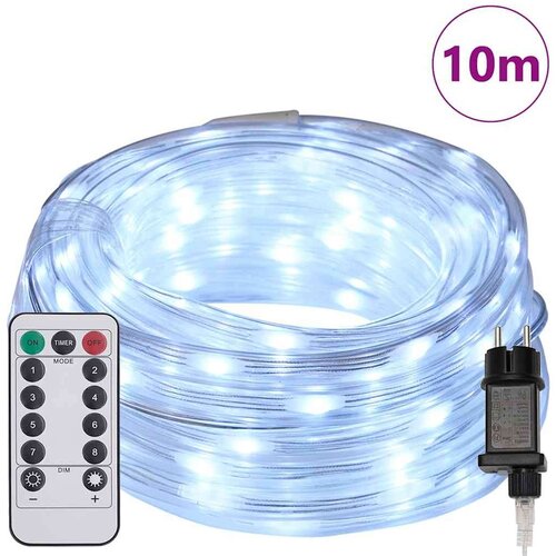 VidaXL Svjetlosna uže s 240 LED svjetlima Hladno Bijela 10 m PVC Slike