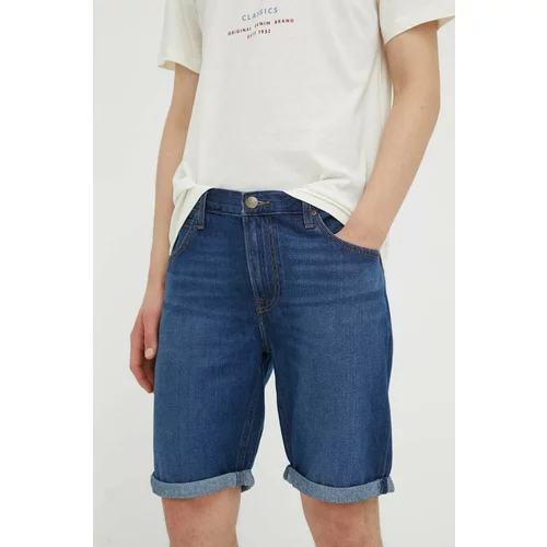 Lee Jeans kratke hlače moški, mornarsko modra barva