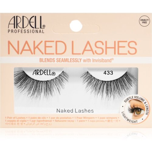Ardell Naked Lashes 433 umetne trepalnice za naravni izgled 1 ks odtenek Black Slike