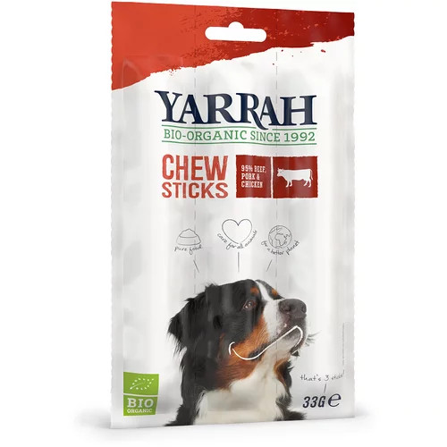 Yarrah Bio žvečilne palčke za pse - 3 x 3 kosi