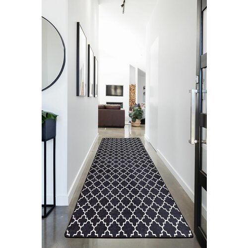  kupa - black djt blackwhite hall carpet (100 x 300) Cene