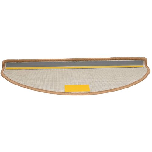  Prostirke za stepenice 10 kom 65x21x4 cm bež poluokrugle velike Slike