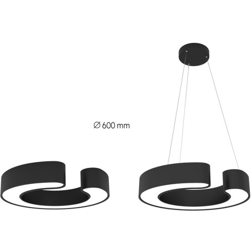  Immax NEO 7133 - LED SMART prigu&amp;scaron;iva svetiljka C-oblika LED/52W/230V + sa daljinskim upravljačem, 60 cm Slike